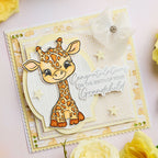 Chloe’s Creative Cards Sentiment Grandchild Die and Stamp Set c-diest-sengran giraffe