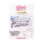 Chloe’s Creative Cards Sentiment Little One Die and Stamp Set c-diest-senlil