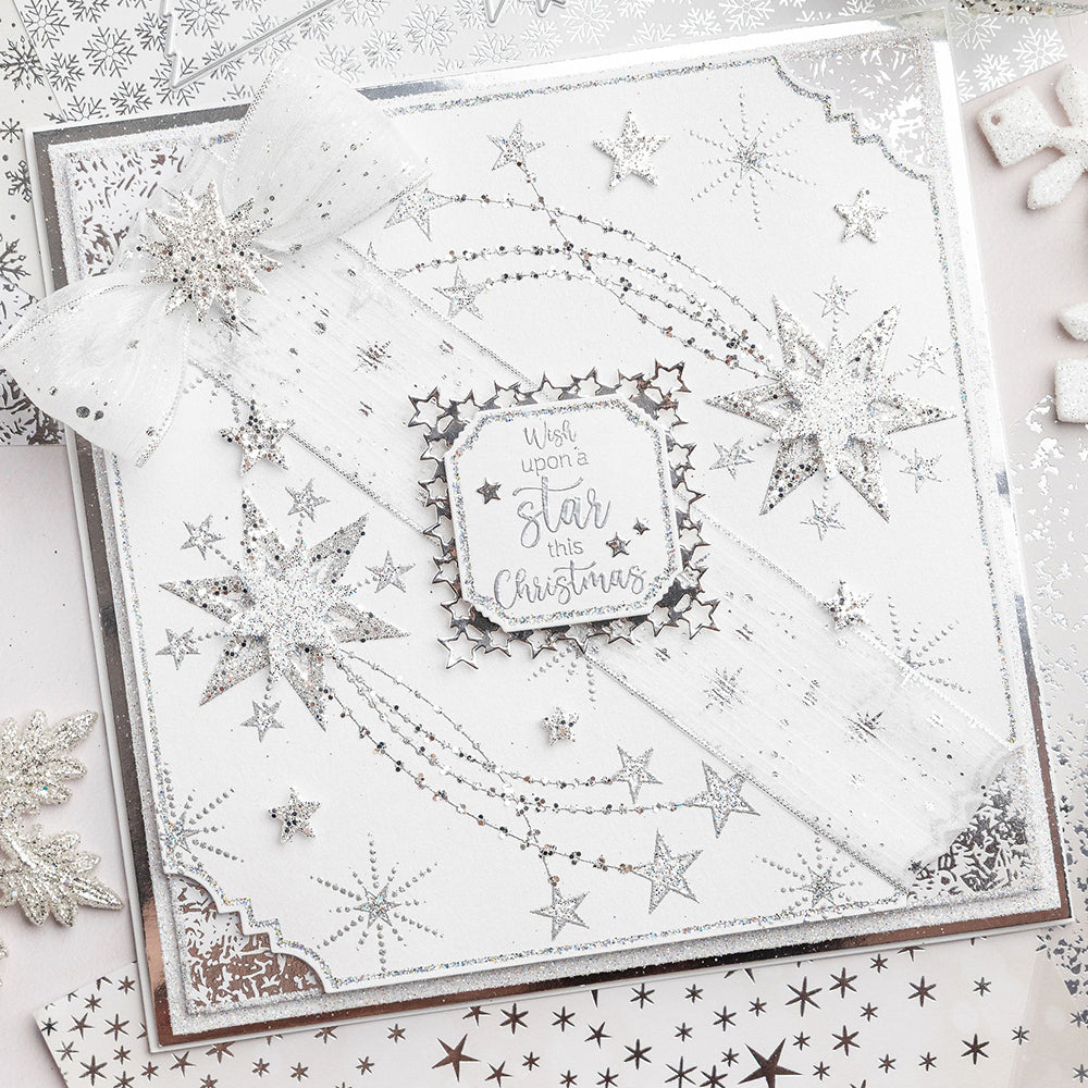 Chloe's Creative Cards Shooting Star Die and Stamp Set c-diest-shoots star
