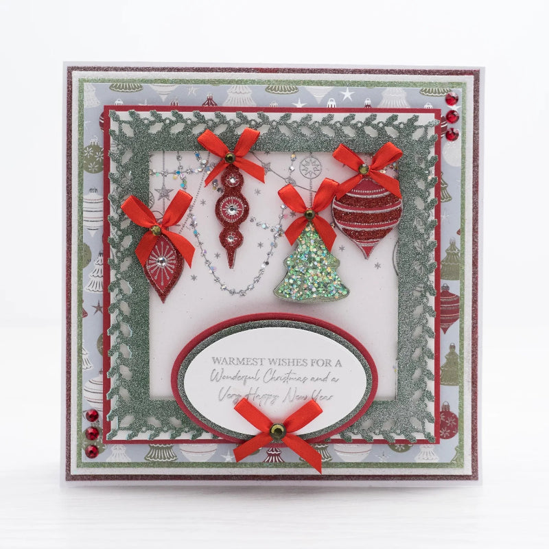 Chloe's Creative Cards Sparkelicious Glitter Stardust Green c-glit-stargre christmas