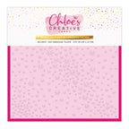 Chloe's Creative Cards Sparkling Stars 2D 8x8 Embossing Folder c-8emb-stars