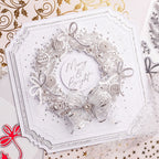 Chloe's Creative Cards Sparkling Stars 2D 8x8 Embossing Folder c-8emb-stars wreath
