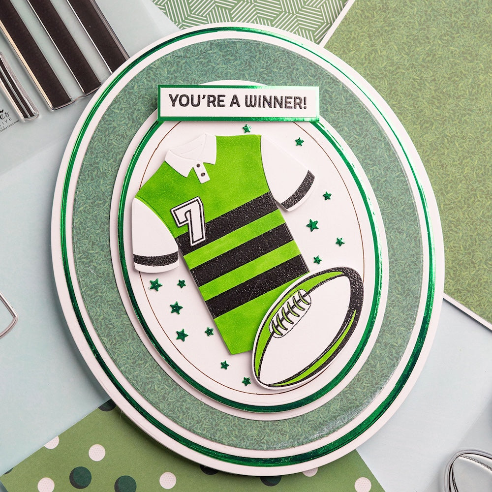 Chloe's Creative Cards Sports Shirt Die and Stamp Set c-diest-hhssh winner
