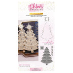 Chloe's Creative Cards Starlit Christmas Tree Die and Stamp Set c-diest-starcta