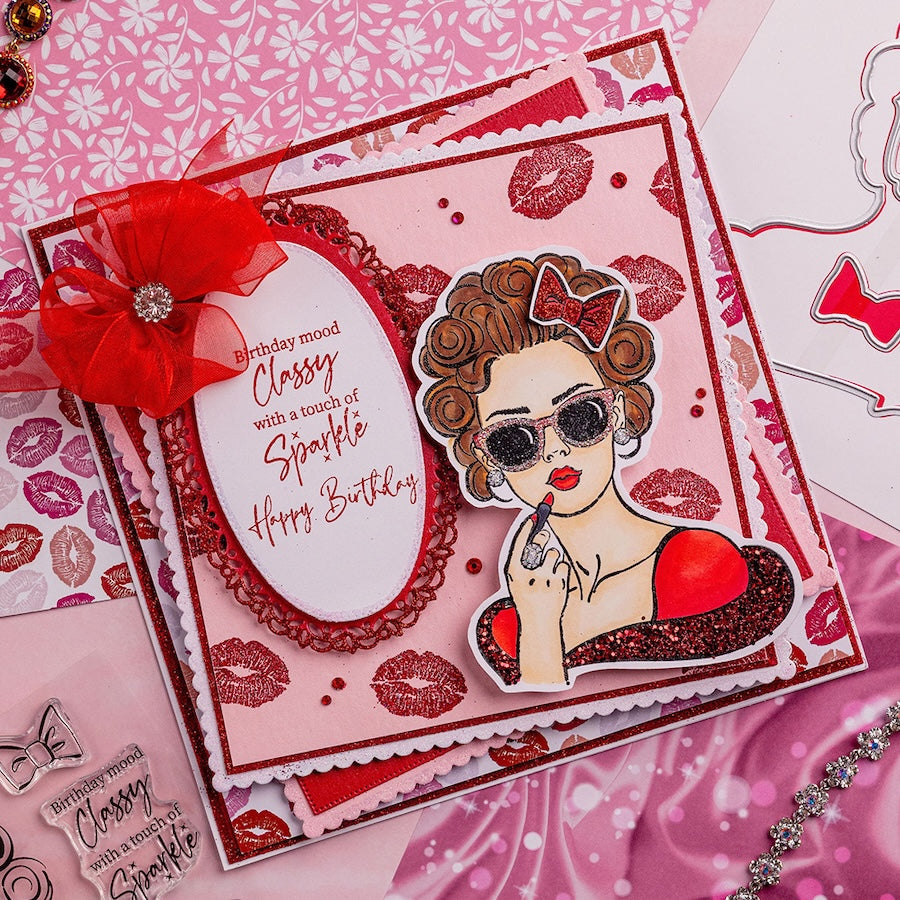 Chloe's Creative Cards Stay Classy Die and Stamp Set c-diest-classy frame