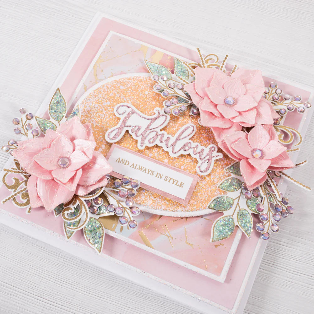 Chloe's Creative Cards Sugared Pastels 8x8 Foiled Paper Pad c-fpad-sug fabulous
