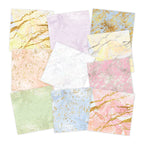 Chloe's Creative Cards Sugared Pastels 8x8 Foiled Paper Pad c-fpad-sug pages