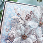 Chloe's Creative Cards Swirly Holly Dies c-mdie-swirhol white