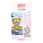 Chloe’s Creative Cards Teddy Die and Stamp Set c-diest-babyt