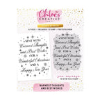 Chloe’s Creative Cards Warmest Thoughts and Best Wishes Clear Stamp c-stam-wwwarm
