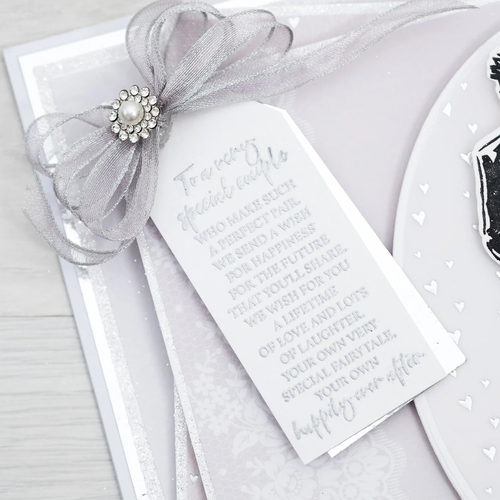 Chloe's Creative Cards Wedding Verse Clear Stamps c-stam-wedverse tags