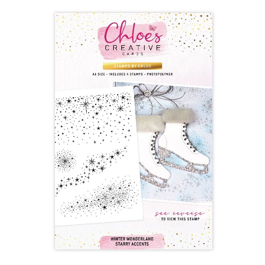 Chloe’s Creative Cards Winter Wonderland Starry Accents Clear Stamps c-stam-wwstarry
