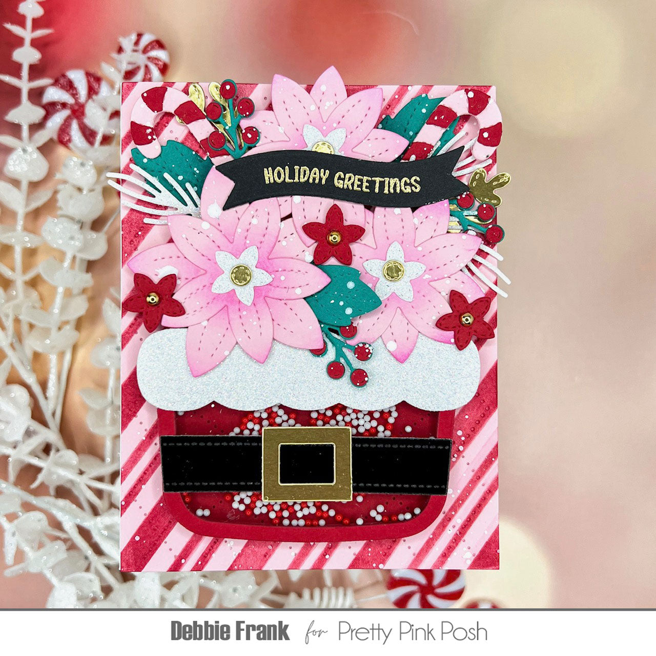 Pretty Pink Posh Candy Bucket and Christmas Bucket Additions Dies
