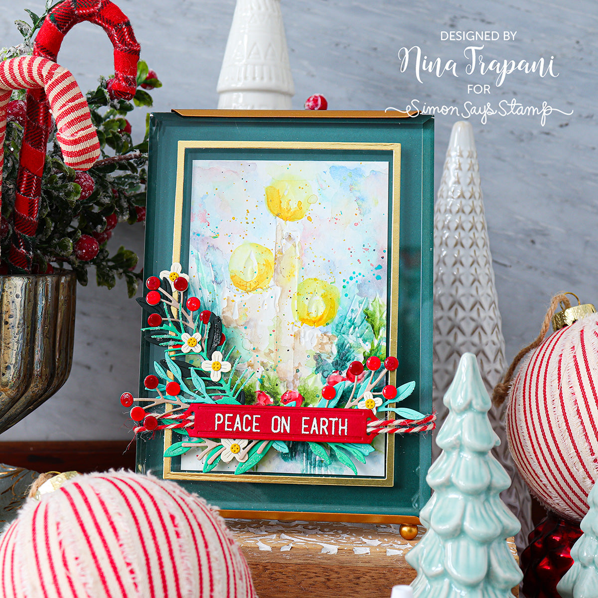 Simon Says Stamp Embossing Folder Christmas Candles sf566 Sugar and Spice Holiday Decor Simon Says Stamp Embossing Folder Christmas Candles sf566 Sugar and Spice | color-code:ALT03