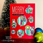 Tim Holtz Christmas Cartoons Stamps with Simon Says Stamp Dies Bundle setcc24