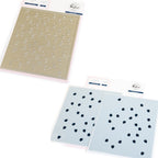Pinkfresh Studio Christmas Lights Coverplate Die And Stencils Bundle