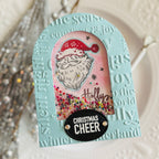 Simon Says Stamp Embossing Folder Christmas Sayings sf526 Christmas Card