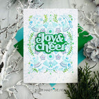 Simon Says Stamp Embossing Folder Christmas Angels sf567 And Everything Nice Christmas Card | color-code:ALT01