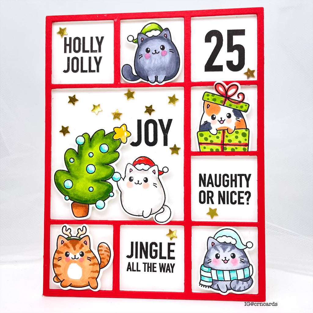 Simon Says Clear Stamps Christmas Cats 3273ssc Sugar and Spice Christmas Card