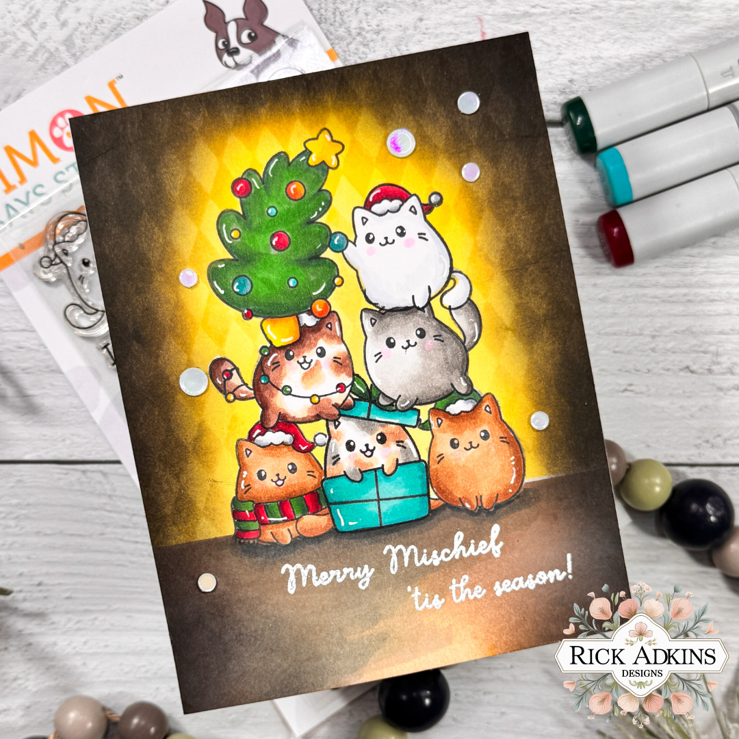 Simon Says Clear Stamps Christmas Cats 3273ssc Sugar and Spice Christmas Card | color-code:ALT02
