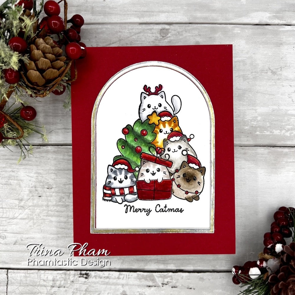 Simon Says Clear Stamps Christmas Cats 3273ssc Sugar and Spice Christmas Card | color-code:ALT01