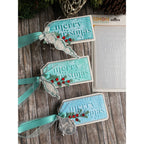 Simon Says Stamp Embossing Folder Christmas Sayings sf526 Christmas Tags