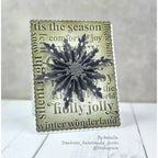 Simon Says Stamp Embossing Folder Christmas Sayings sf526 Christmas Card