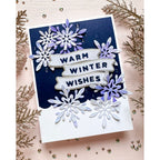 Simon Says Stamp Chunky A2 Scallop Rectangles Wafer Dies 1368sd DieCember Winter Card