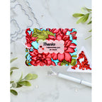 Simon Says Stamp Chunky A2 Scallop Rectangles Wafer Dies 1368sd DieCember Thank You Card | color-code:ALT04