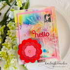 Simon Says Stamp Chunky Scallop Circles Wafer Dies 1369sd Happy Camper Hello Card