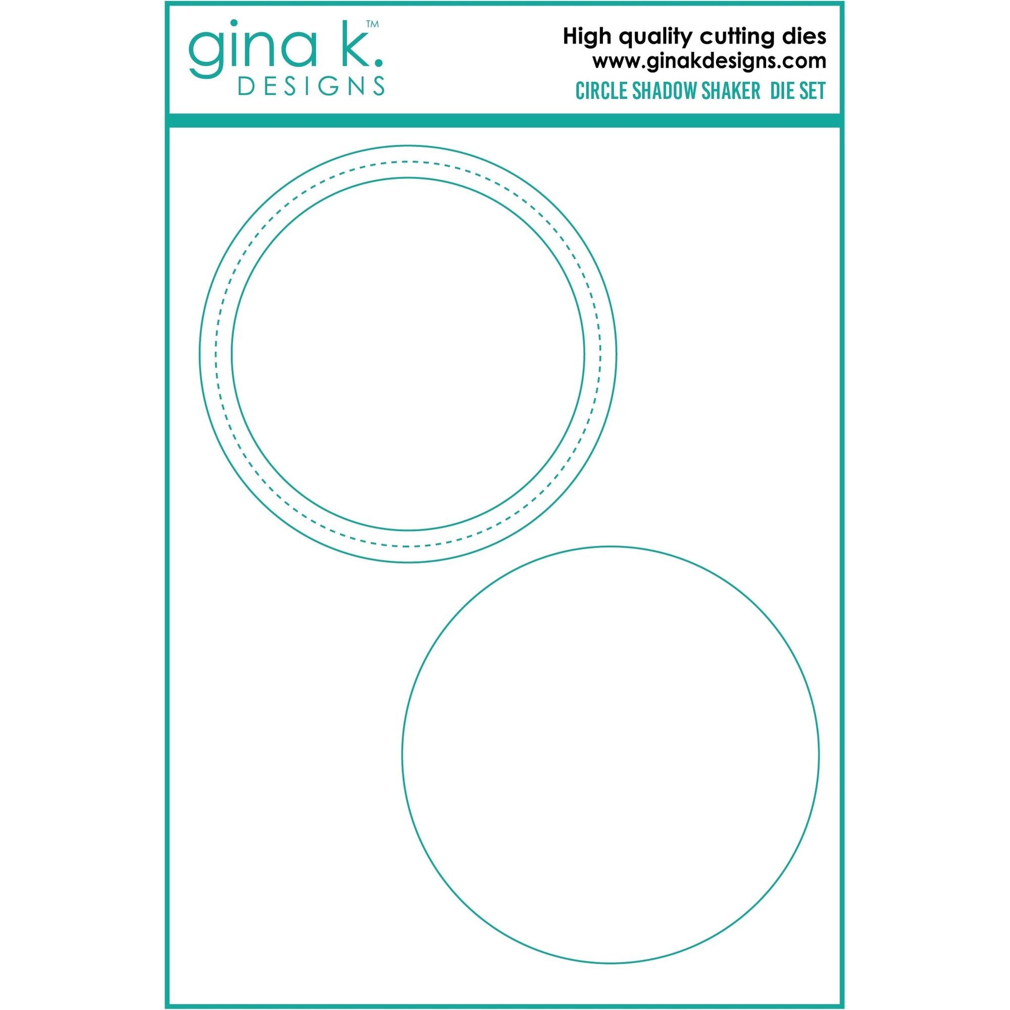 Gina K Designs CIRCLE SHADOW SHAKERS Dies die0269