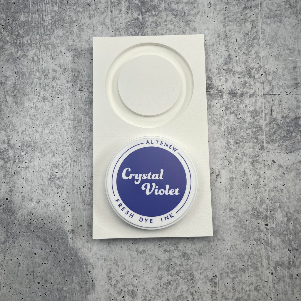 The Ink Stand White Circle is-d70-1 Altenew Circular Ink Pad Holder