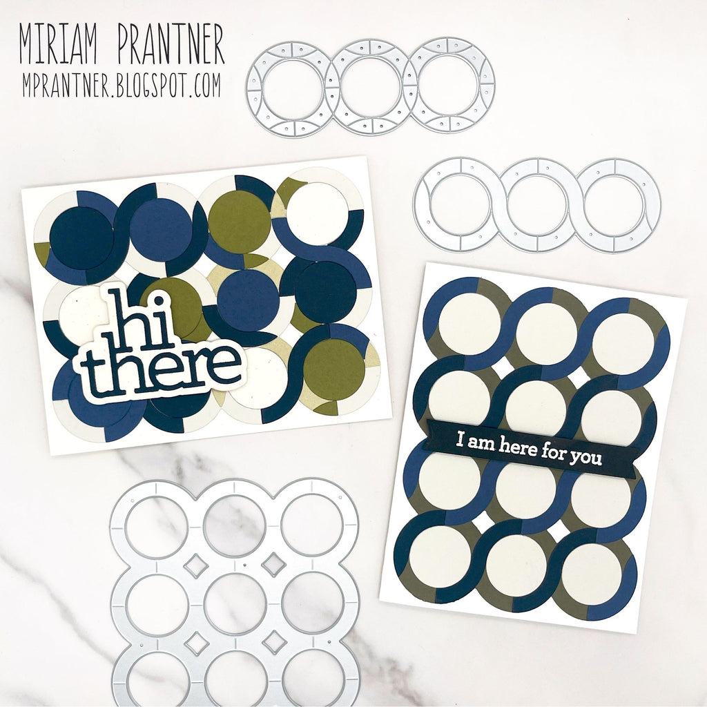 Simon Says Stamp Circle Quilt Wafer Dies 1423md STAMPtember Hello Cards | color-code:ALT02