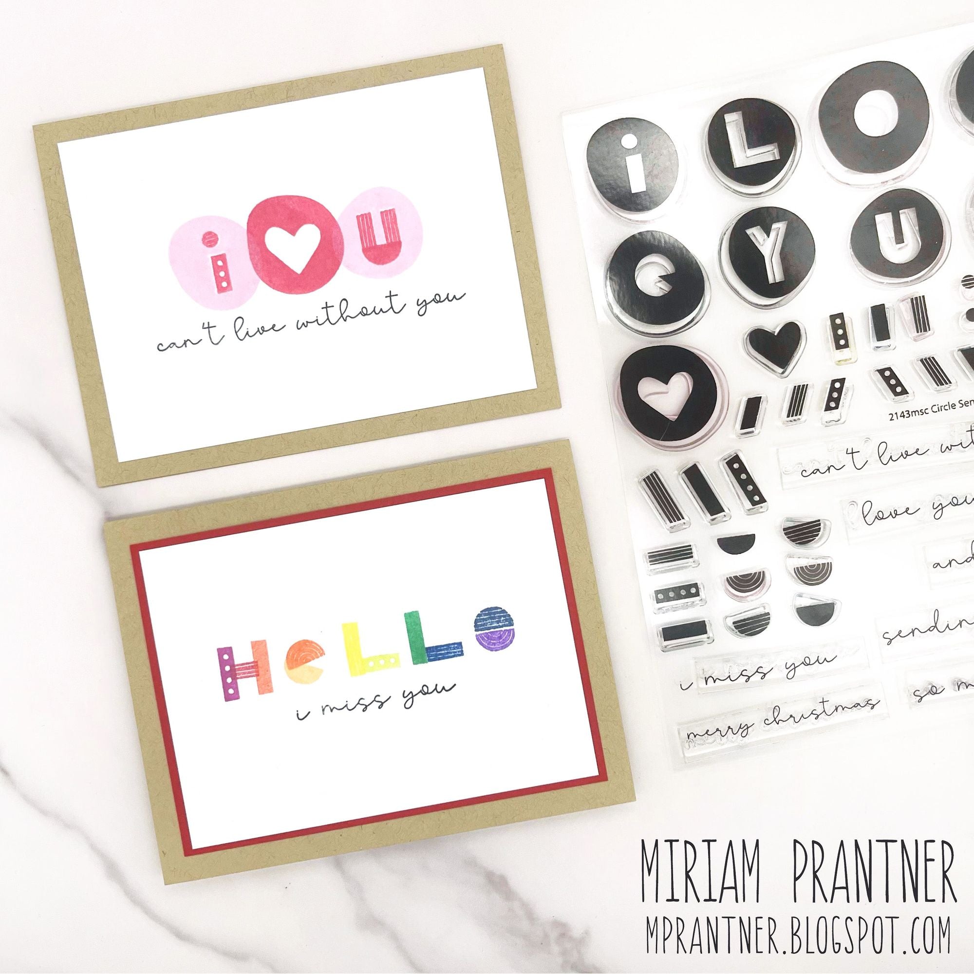 Simon Says Stamps and Dies Circle Sentiments set902cs To Love Love and Hello Cards | color-code:ALT05