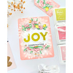 PinkFresh Studio MINT Dye Ink Pad pfdi012 Floral Congratulations Card | color-code:ALT03