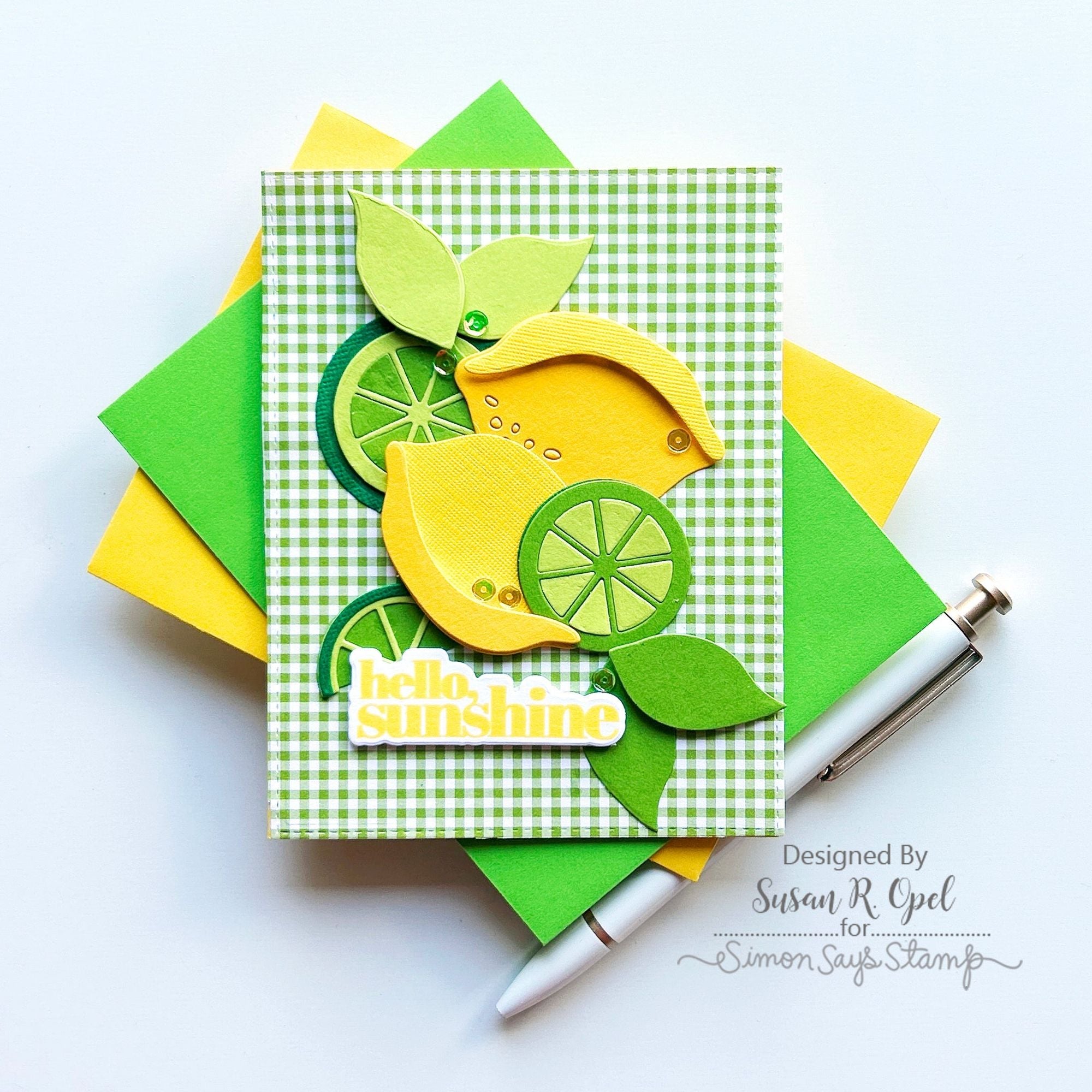 Simon Says Stamp Citrus Slices Wafer Dies s842 Out Of This World