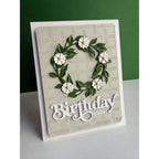 Simon Says Stamp Classic Leaf Ring Wafer Dies s1087 DieCember Birthday Card | color-code:ALT09