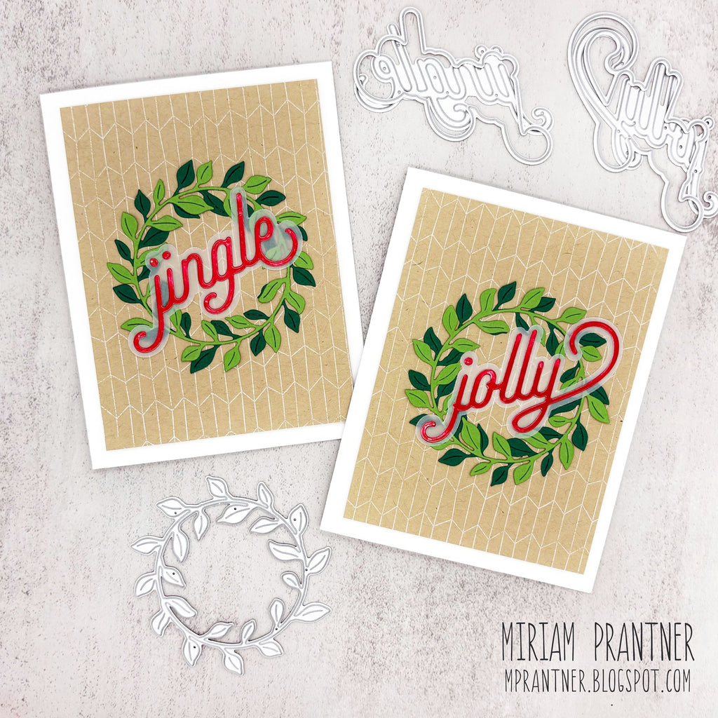 Simon Says Stamp Classic Leaf Ring Wafer Dies s1087 DieCember Christmas Cards | color-code:ALT05