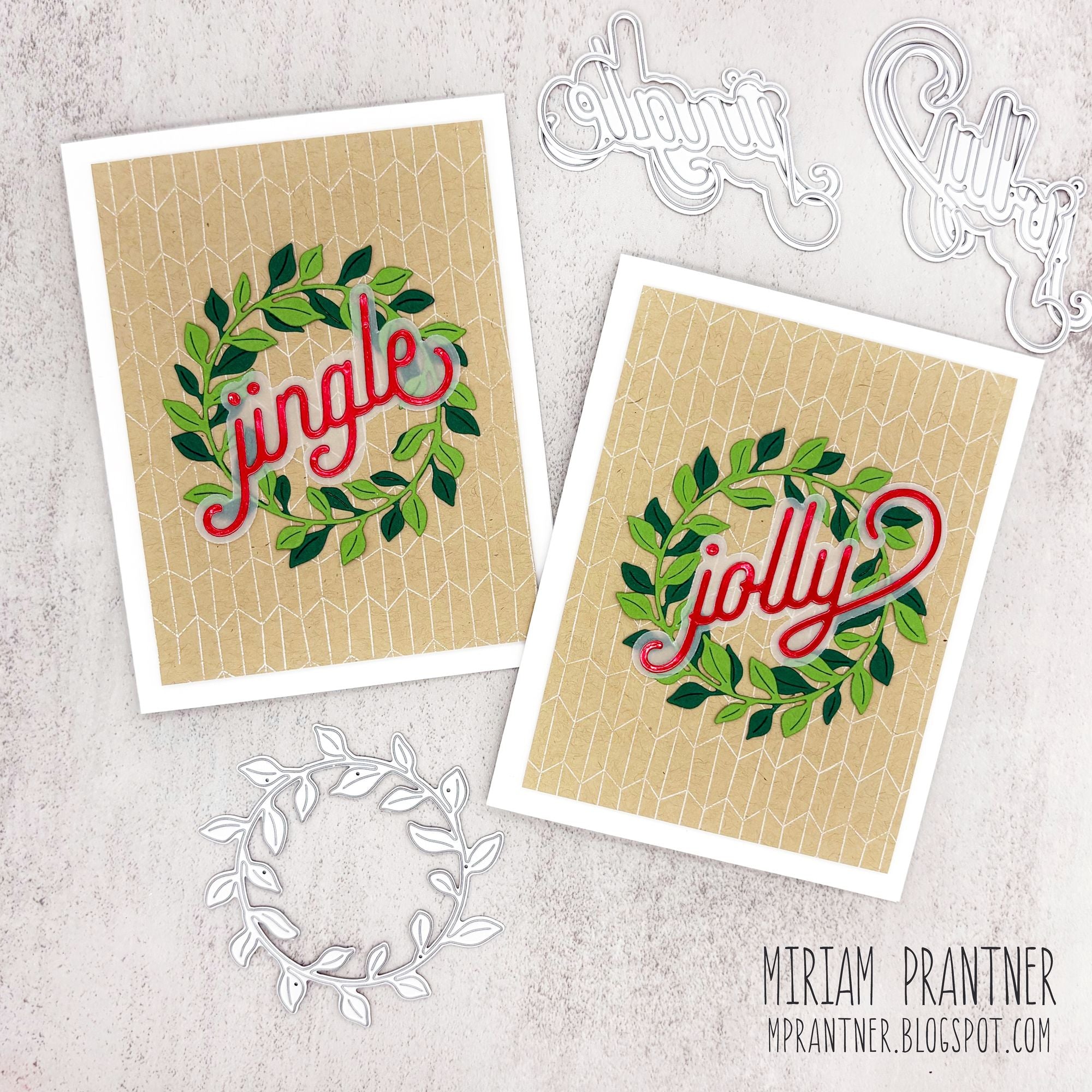 Simon Says Stamp Classic Leaf Ring Wafer Dies s1087 DieCember Christmas Cards | color-code:ALT05