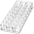 Clear Acrylic Tray Organizer With 24 Slots