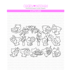 Clearly Besotted A Little Love Clear Stamps