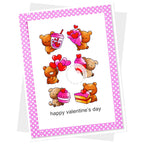 Clearly Besotted A Little Love Clear Stamps bears
