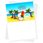 Clearly Besotted Anything Is Popsicle Clear Stamps tropical island