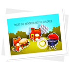 Clearly Besotted BBQ Buddies Clear Stamps let's cook
