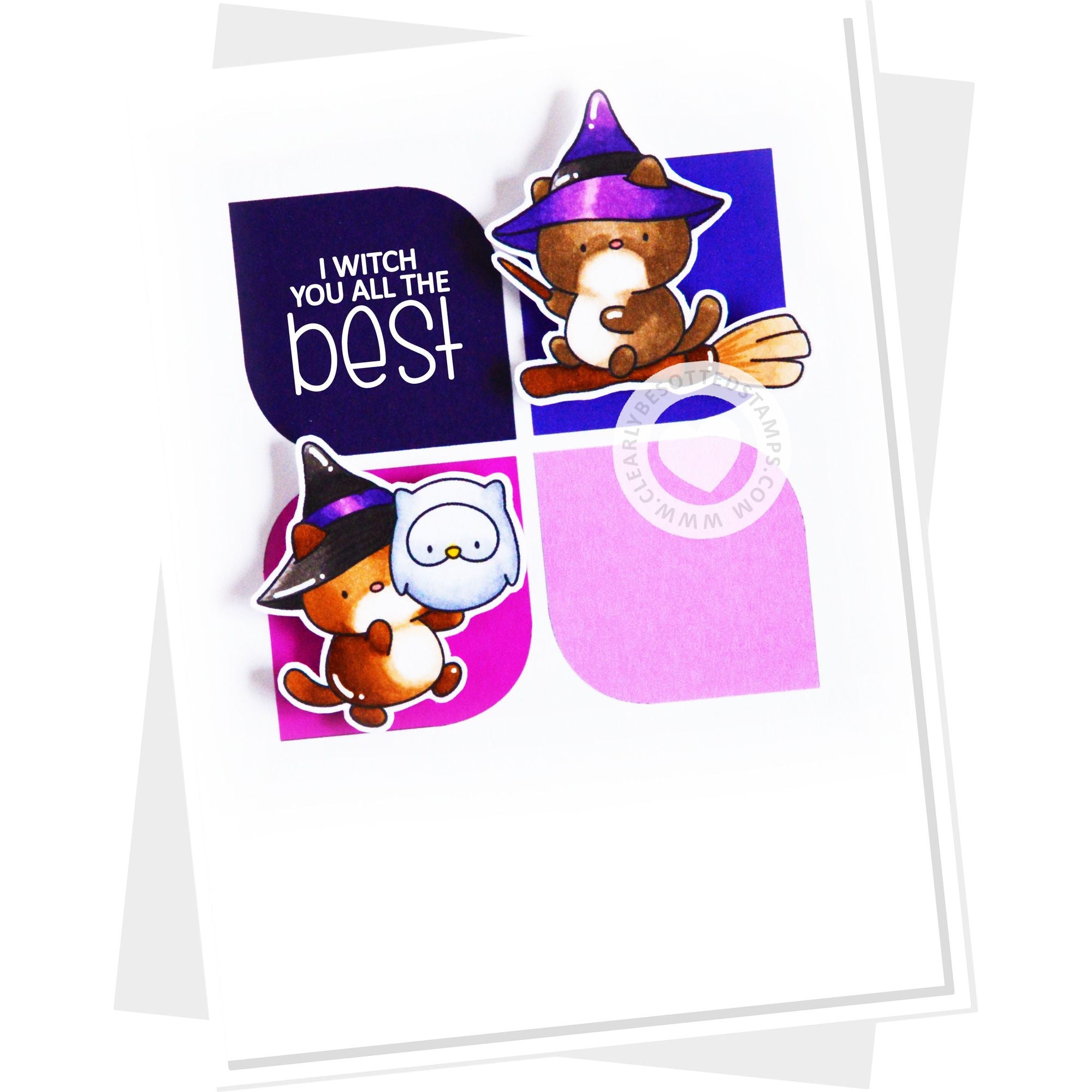 Clearly Besotted Basic Witch Clear Stamps owl