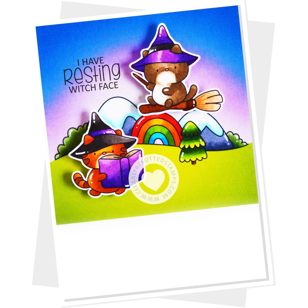 Clearly Besotted Basic Witch Clear Stamps witch
