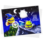 Clearly Besotted Bee Afraid Clear Stamps ghost