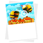 Clearly Besotted Bee Caffeinated Clear Stamps houses