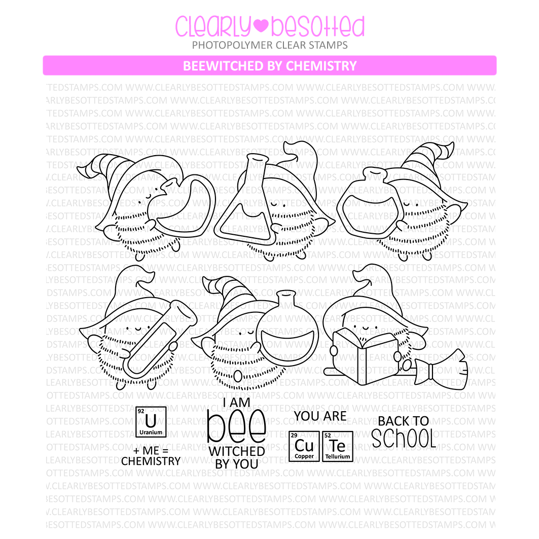 Clearly Besotted Beewitched By Chemistry Clear Stamps 1