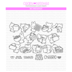 Clearly Besotted Big Breakfast Clear Stamps 1